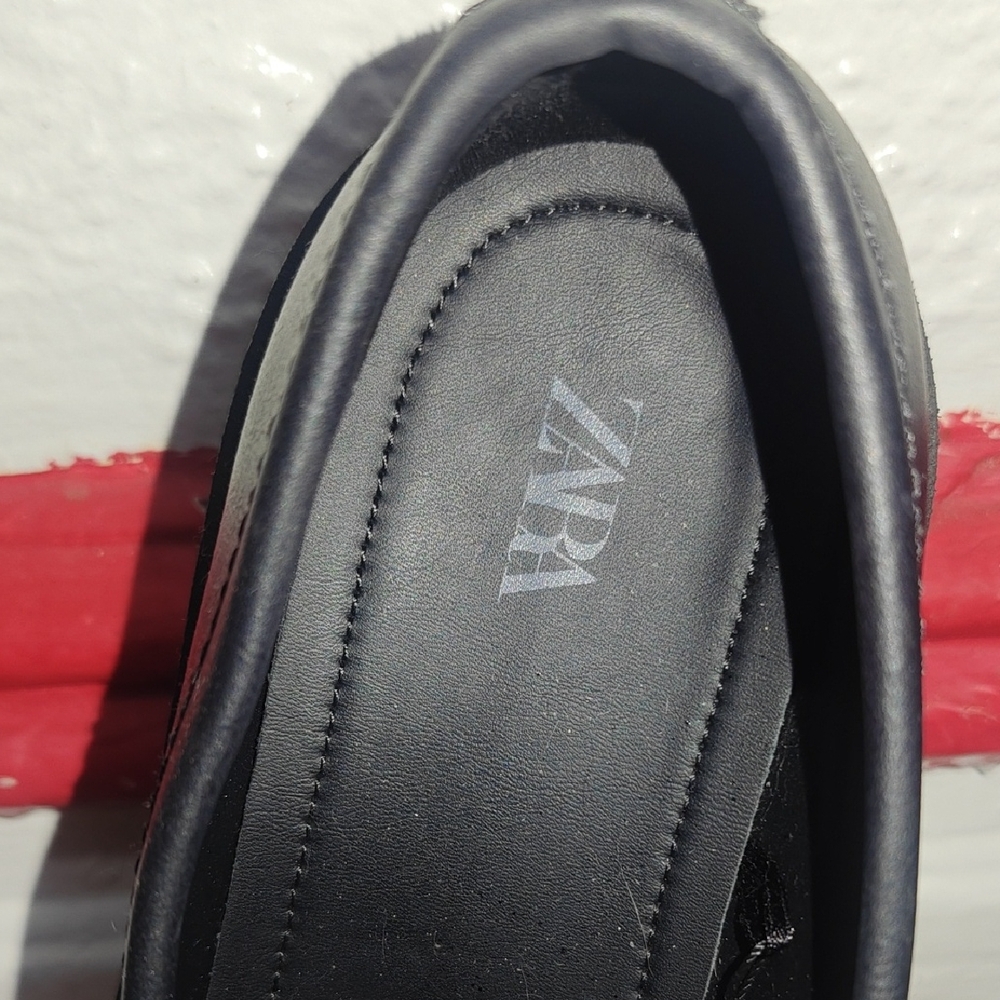Zara Men's CHUNKY FRINGE LOAFERS